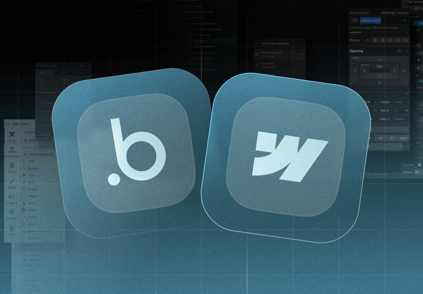 Webflow vs Bubble Comparison