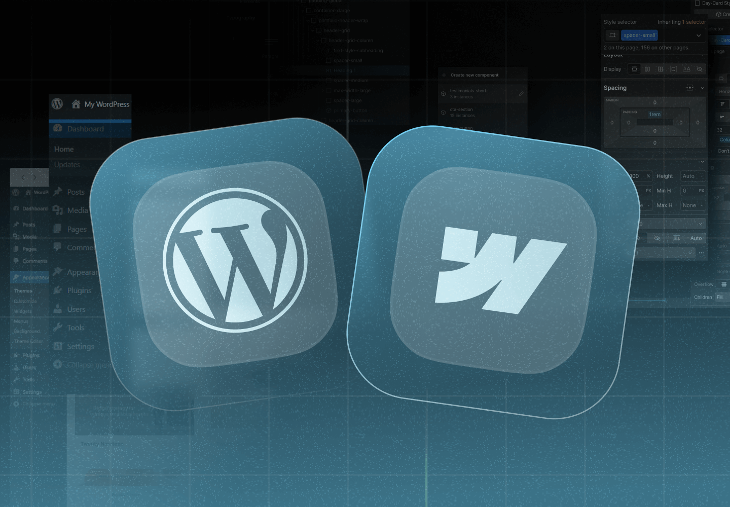 Webflow vs WordPress Comparison