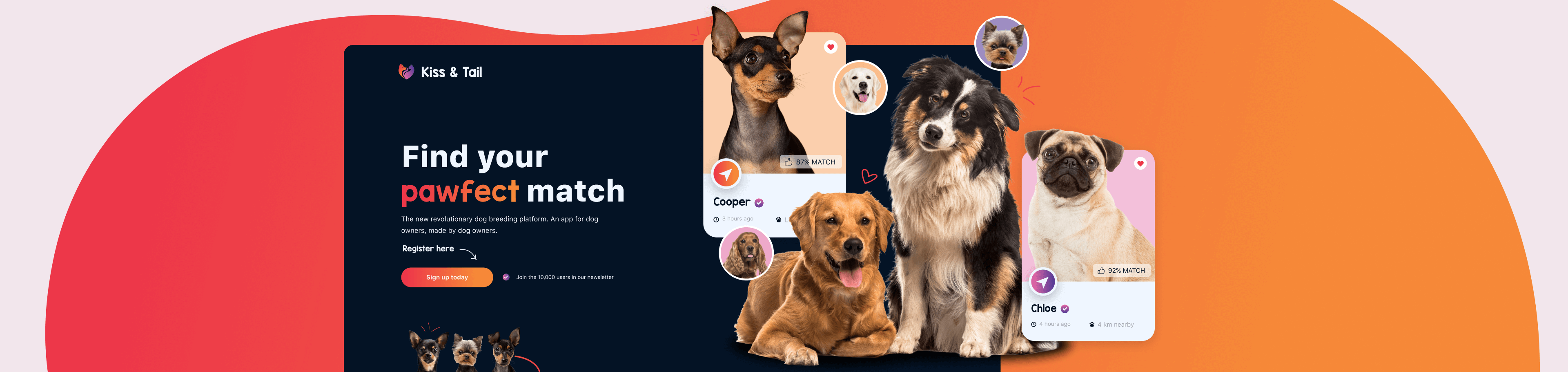 Kiss & Tail - Dog Breeding App